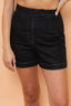 Noir Denim Shorts