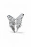 Sculpt Molten Fold Earrings in Silver